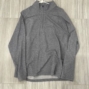 Gently worn Bonobos golf pullover size Large. Blue heathered